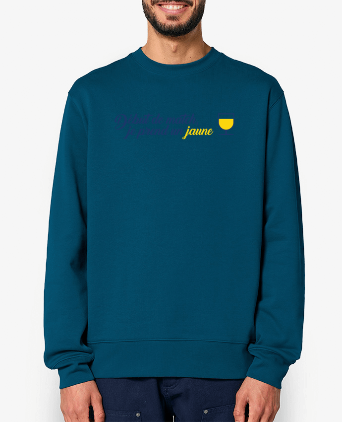 Sweat-shirt Début de match, je prend un jaune Par tunetoo