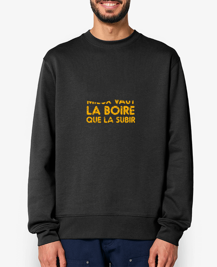 Sweat-shirt La pression, mieux vaut la boire que subir Par tunetoo