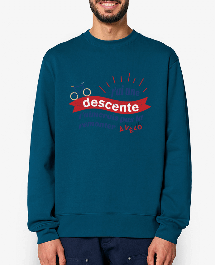 Sweat-shirt J'ai une descente t'aimerais pas la remonter à vélo Par tunetoo