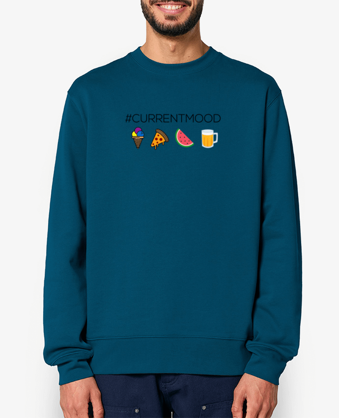 Sweat-shirt #Currentmood Par tunetoo