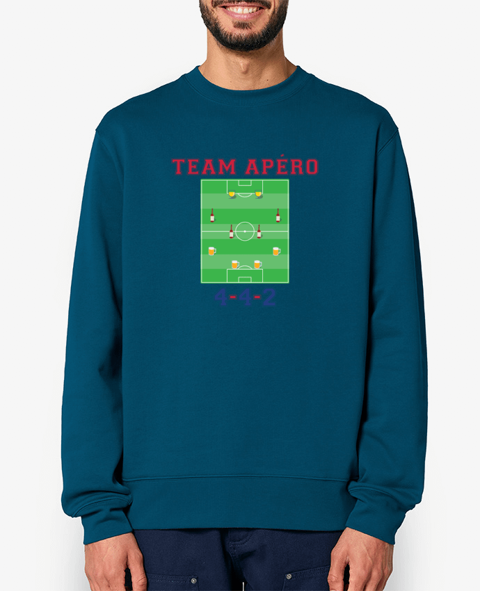 Sweat-shirt Team apéro football Par tunetoo