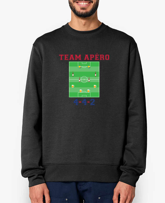 Sweat-shirt Team apéro football Par tunetoo