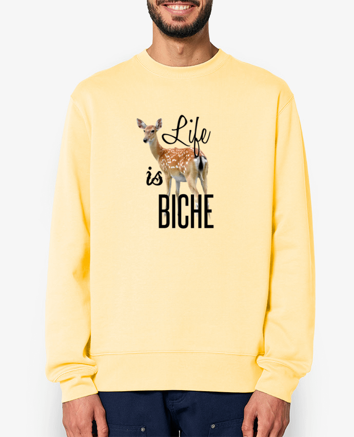 Sweat-shirt Life is a biche Par tunetoo