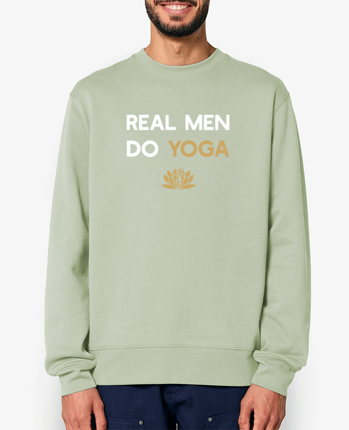 Sweat-shirt Real men do yoga Par Original t-shirt