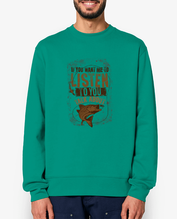 Sweat-shirt Talk about fishing Par Original t-shirt