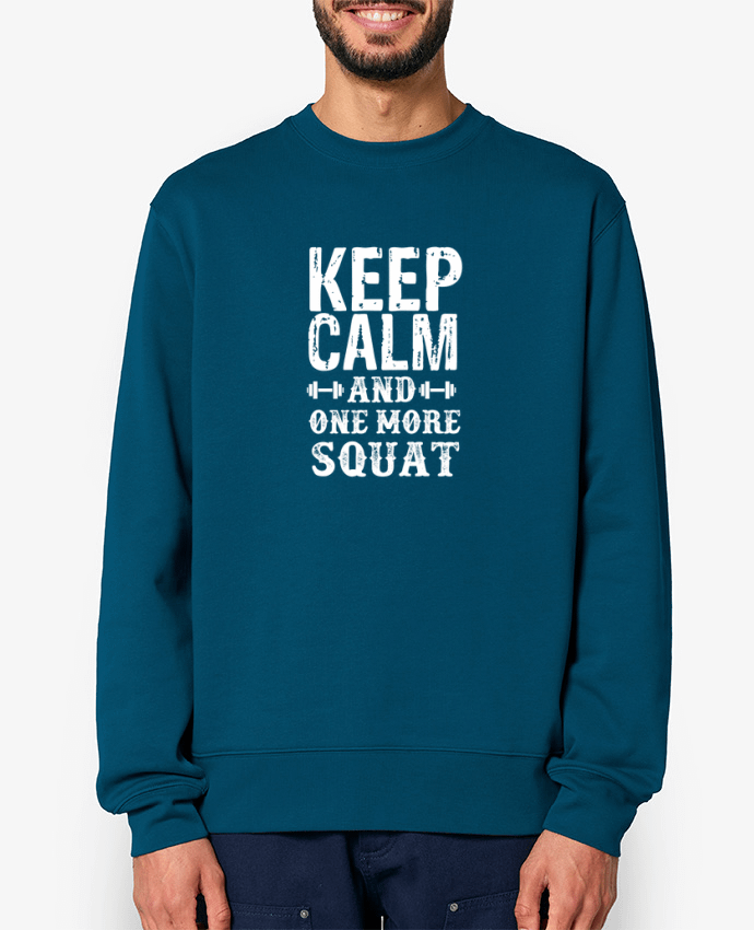 Sweat-shirt Keep calm and one more squat Par Original t-shirt