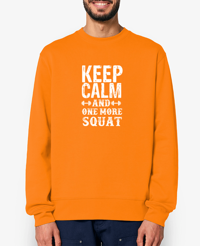 Sweat-shirt Keep calm and one more squat Par Original t-shirt