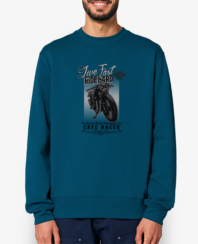 Sweat-shirt Ride hard moto design Par Original t-shirt