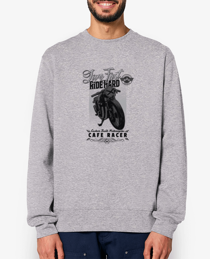 Sweat-shirt Ride hard moto design Par Original t-shirt