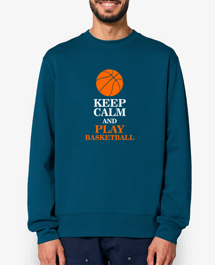 Sweat-shirt Keep calm and play basketball Par Original t-shirt
