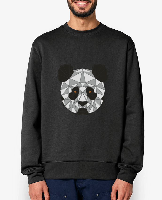 Sweat-shirt Panda géométrique Par /wait-design