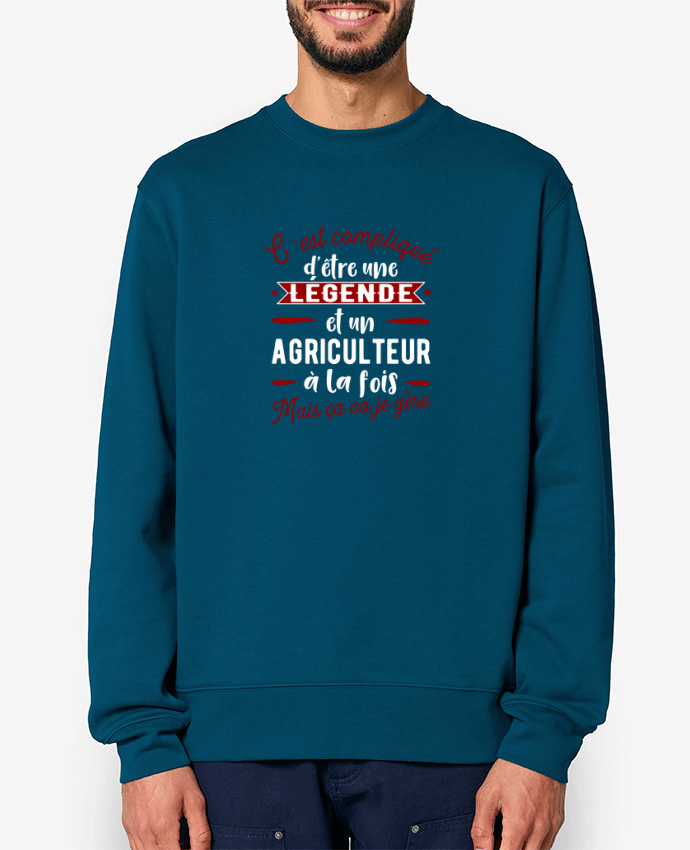 Sweat-shirt Légende et agriculteur Par Original t-shirt