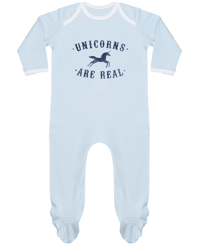 Body Pyjama Bébé Unicorns are real par Florent Bodart