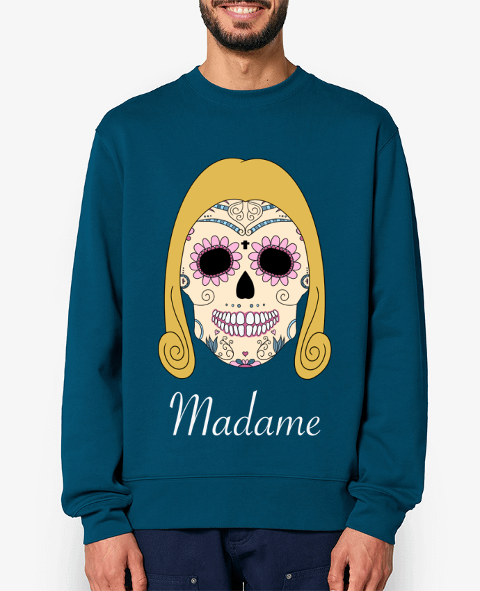 Sweat-shirt Calavera Madame Par Mx ARTificiel