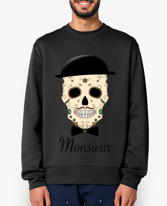 Sweat-shirt Calavera Monsieur Par Mx ARTificiel