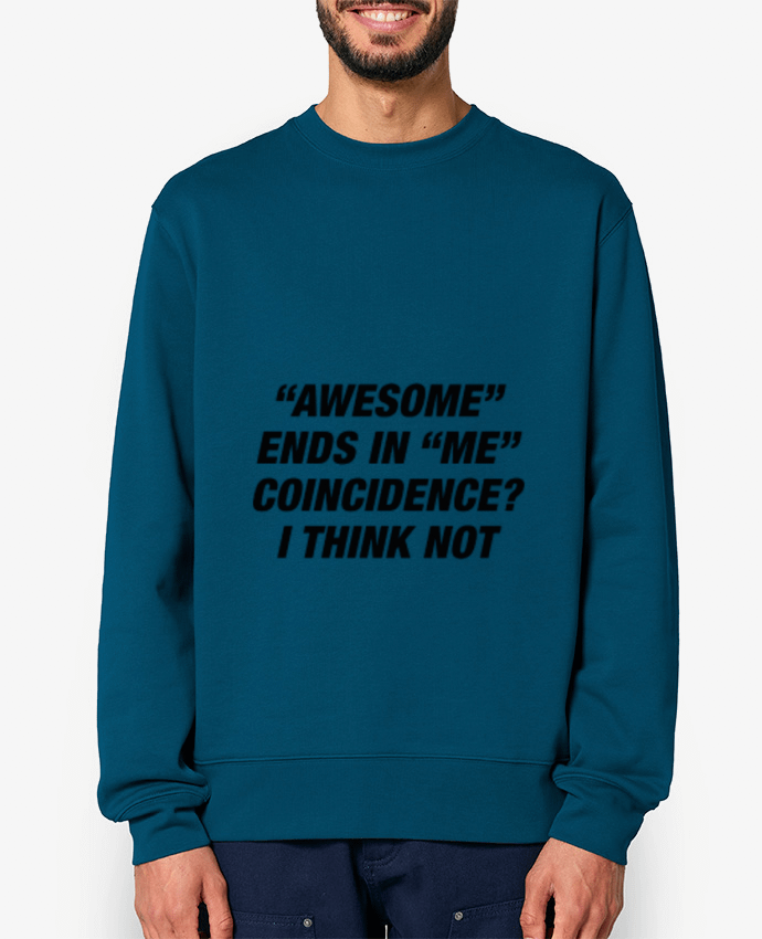 Sweat-shirt Awesome Ends With Me Par Eleana