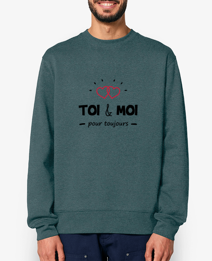 Sweat-shirt Toi et moi pour toujours Par tunetoo