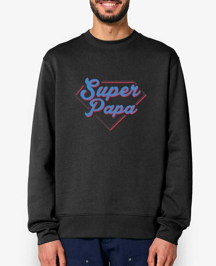 Sweat-shirt Super papa Par tunetoo