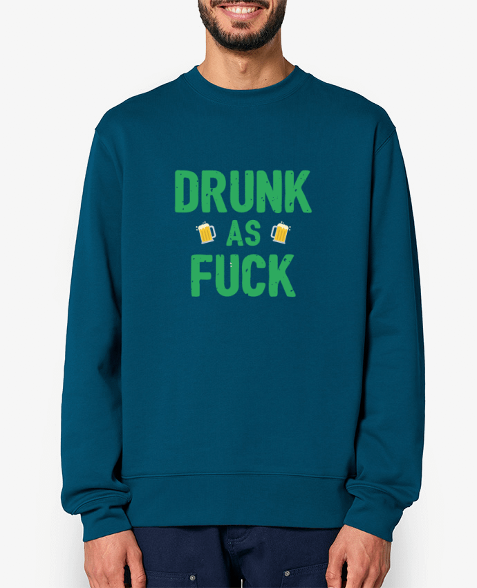 Sweat-shirt Drunk as fuck Par tunetoo