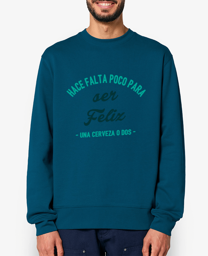 Sweat-shirt Hace falta poco pora ser feliz Par tunetoo