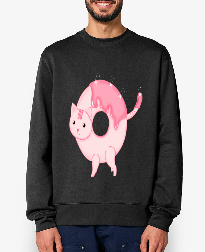 Sweat-shirt Tasty Donut Cat Par Thesoulofthedevil