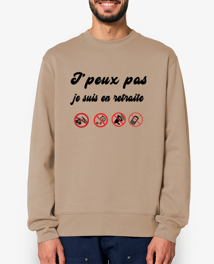 Sweat-shirt Je peux pas je suis en retraite Par jorrie