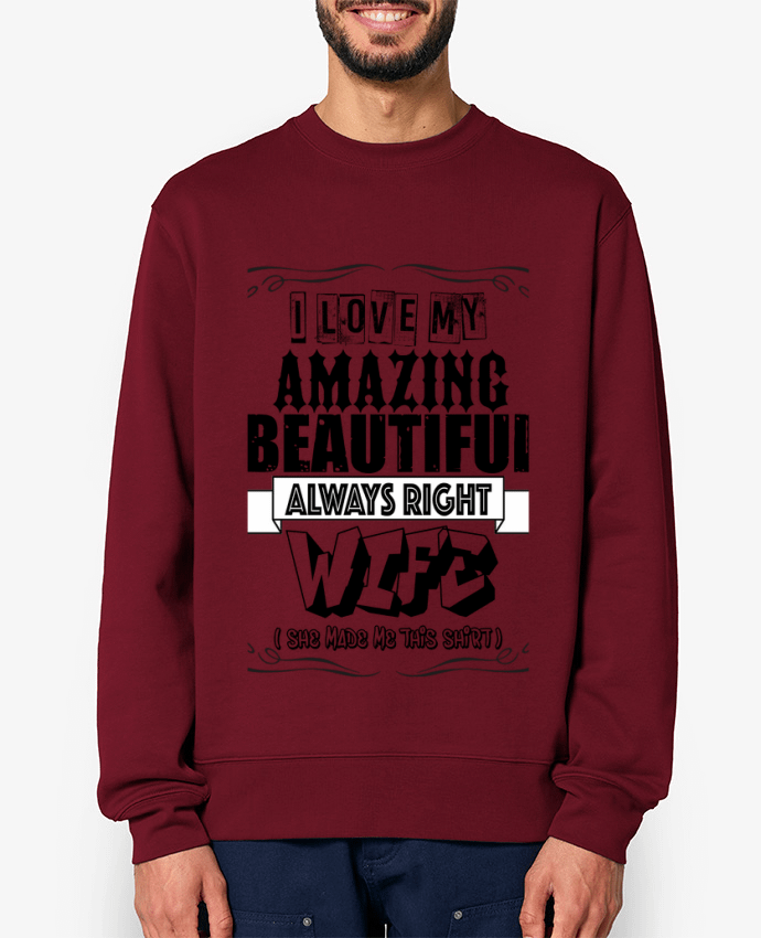 Sweat-shirt Love my wife Par Kennyken