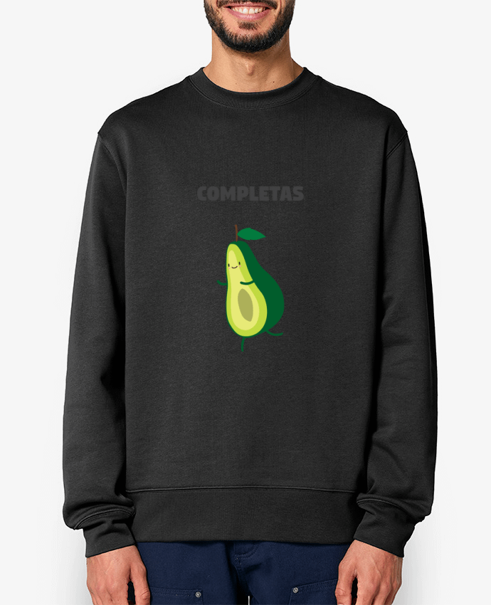 Sweat-shirt Tu me completas - Avocado Par tunetoo