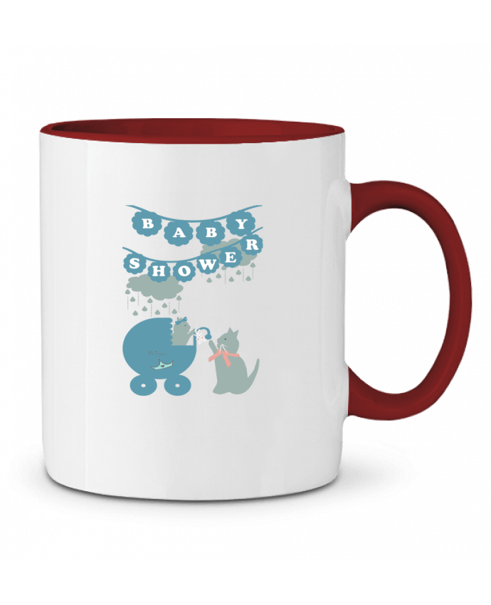 Taza Cerámica Bicolor Baby shower Les Caprices de Filles