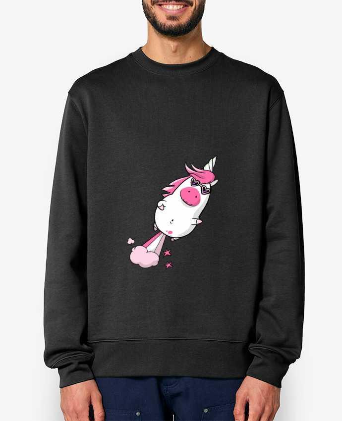 Sweat-shirt Licorne à propulsion naturelle - version 2 Par TOMI AX