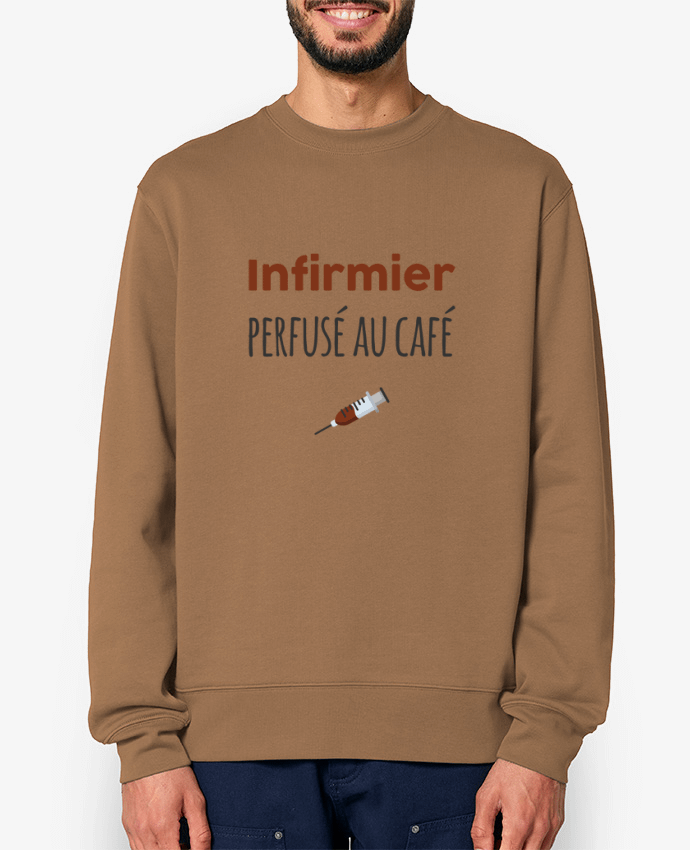 Sweat-shirt Infirmier perfusé au café Par tunetoo