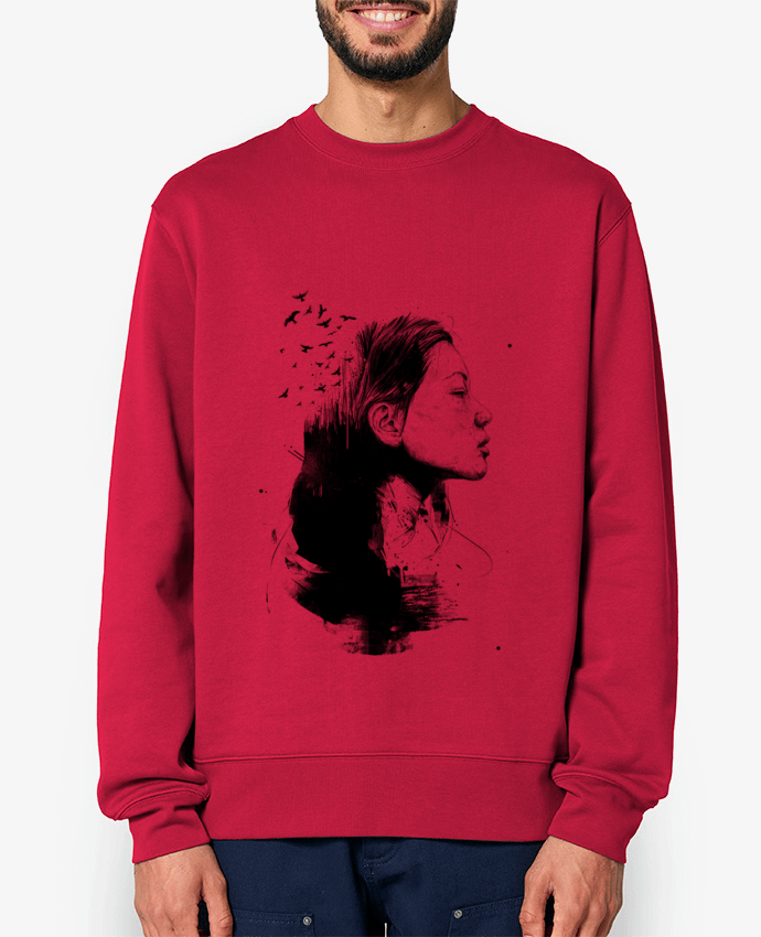 Sweat-shirt Open your mind (bw) Par Balàzs Solti