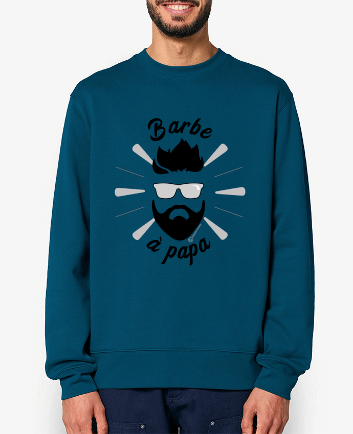 Sweat-shirt Barbe à Papa Par bigpapa-factory