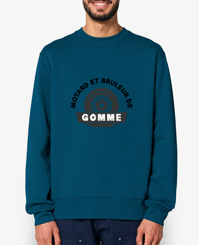 Sweat-shirt Motard et bruleur de gomme Par tunetoo