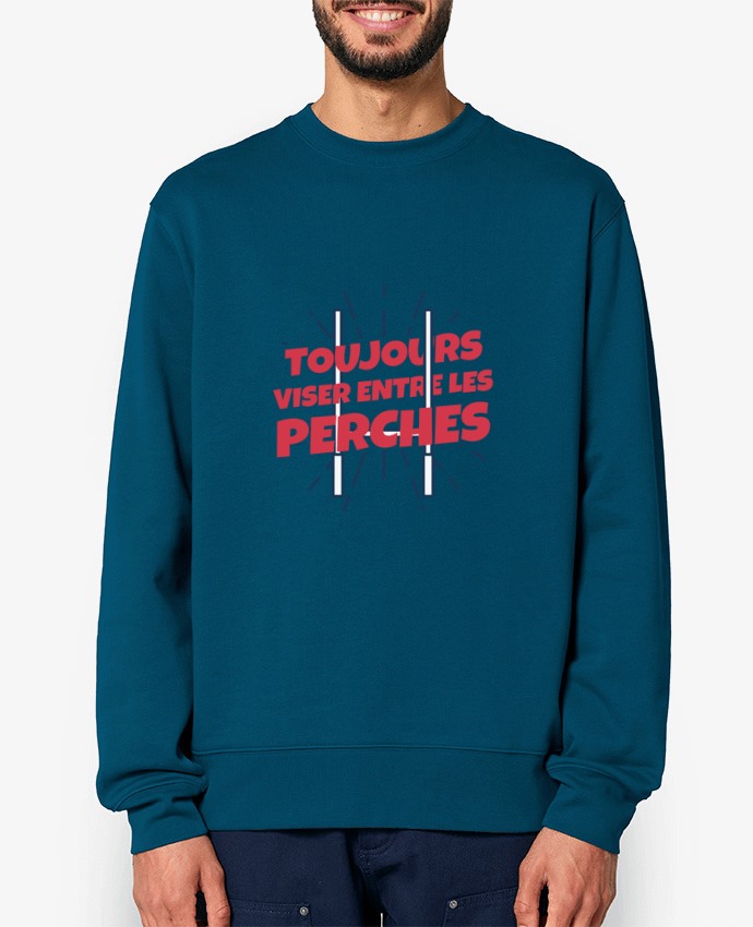 Sweat-shirt Toujours viser entre les perches Par tunetoo