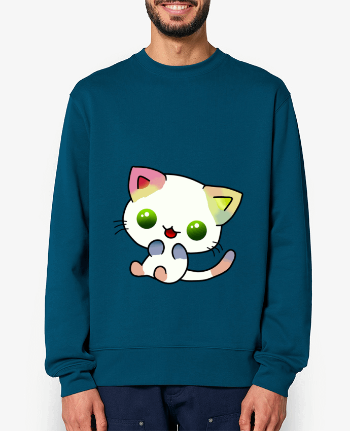 Sweat-shirt Gato Coloreado Par MaaxLoL