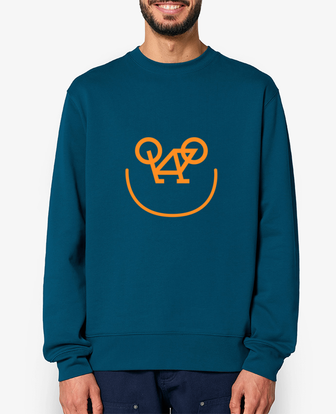 Sweat-shirt Bike Smile Par tunetoo
