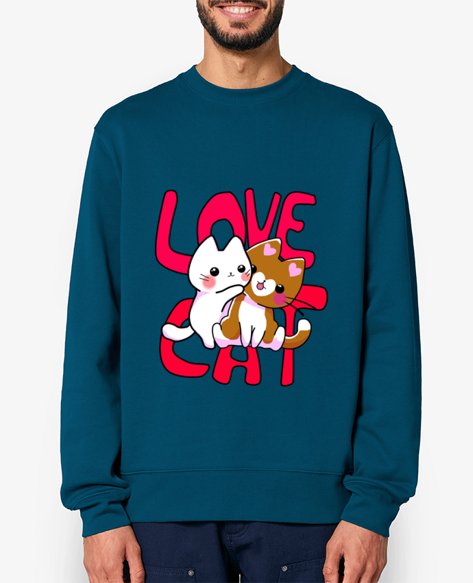 Sweat-shirt Amor de Gato Par MaaxLoL