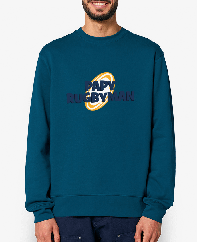 Sweat-shirt Papy rugbyman Par tunetoo