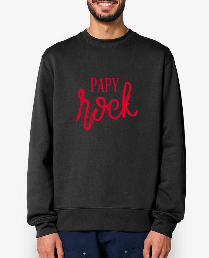 Sweat-shirt Papy rock Par tunetoo