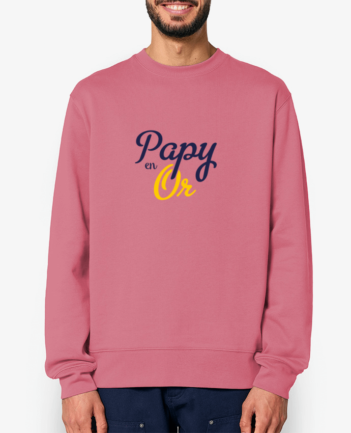 Sweat-shirt Papy en Or Par tunetoo