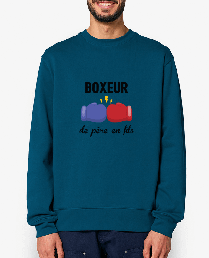 Sweat-shirt Boxeur de père en fils Par tunetoo