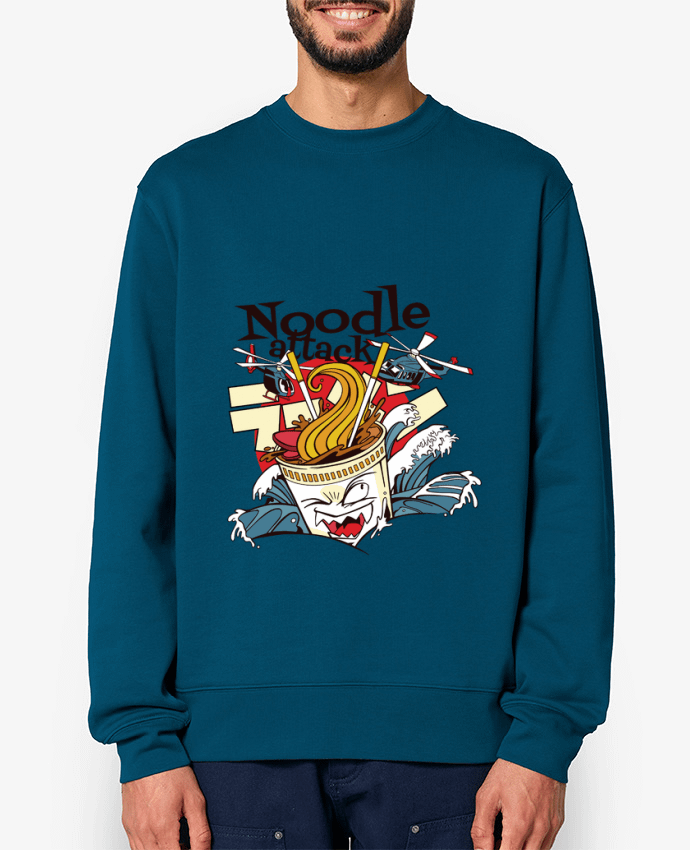 Sweat-shirt El Ataque del Ramen Monstruoso Par MaaxLoL