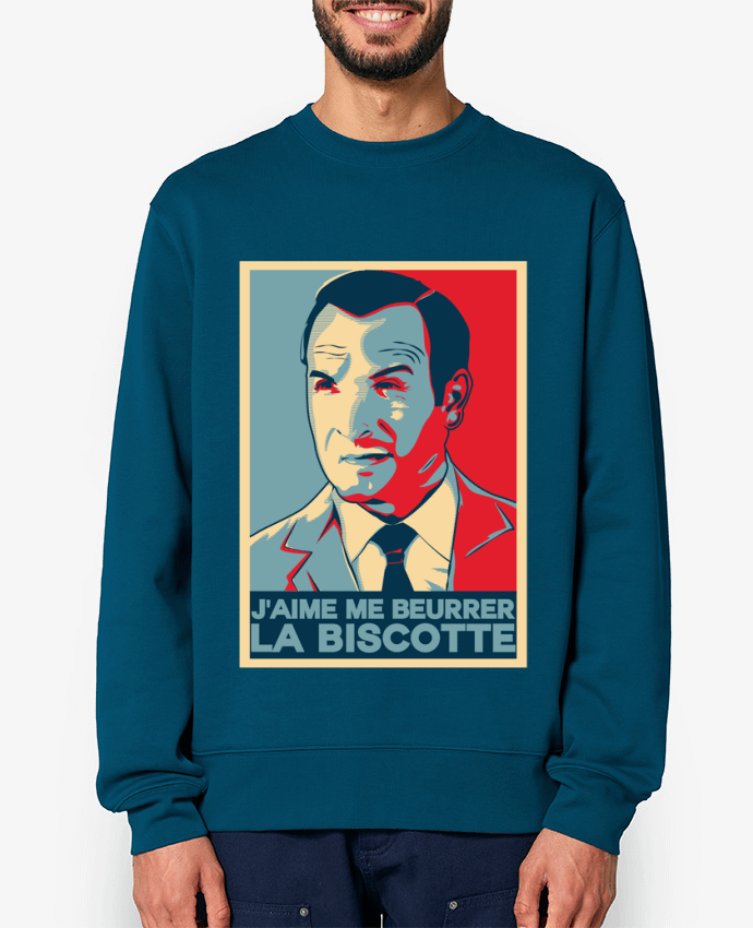 Sweat-shirt OSS 117 la biscotte Par PTIT MYTHO