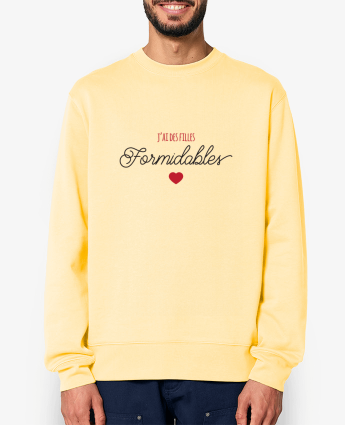 Sweat-shirt J'ai des fille formidables - Papa Maman Par tunetoo