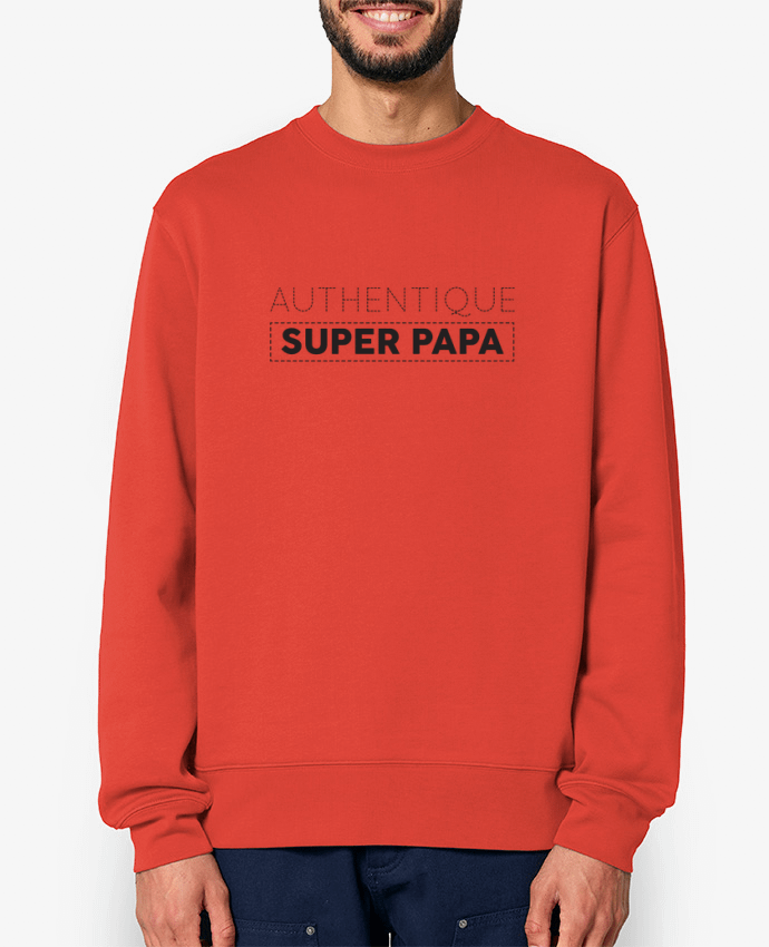 Sweat-shirt Authentique super papa Par tunetoo