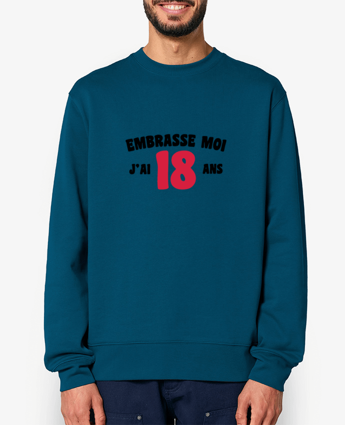 Sweat-shirt Embrasse moi j'ai 18 ans Par tunetoo