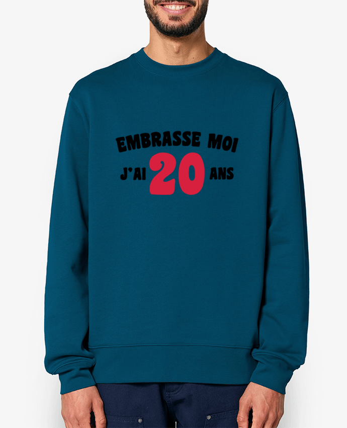 Sweat-shirt Embrasse moi j'ai 20 ans Par tunetoo