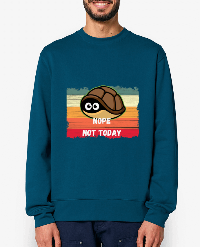 Sweat-shirt Tortoise Nope Not today Par Cheerocki