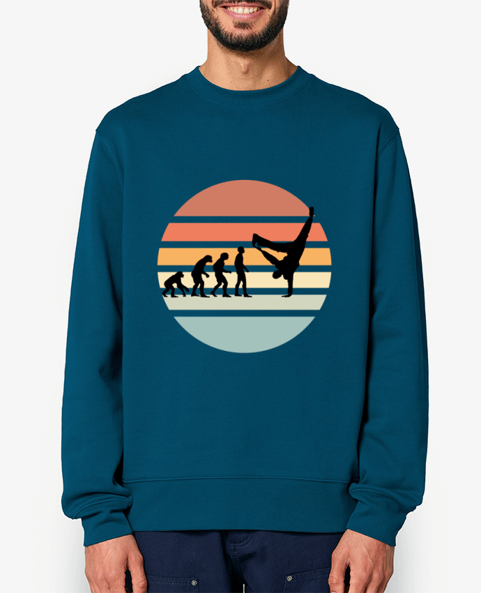 Sweat-shirt Evolution de l'homme      HIP HOP Par Cheerocki